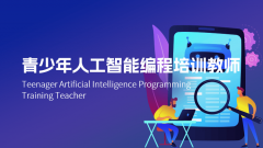 逐渐推广教育；青少年人工智能编程培训教师的